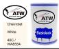 Preview: Chevrolet, White, 40C / WA8554: 500ml Lackdose, von ATW Autoteile West.
